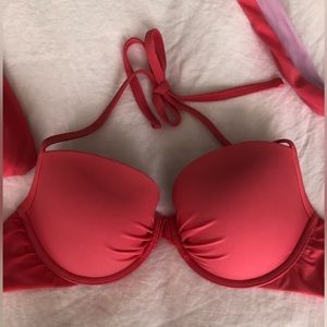 aerie 36D underwire tie back bikini top